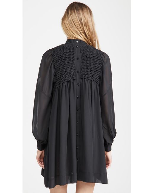 GANNI(ガニー)のPrinted Cotton Long Smock Dress通販