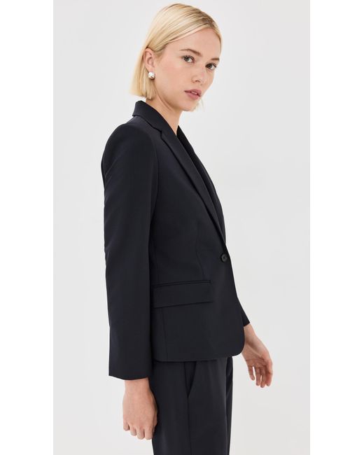 Theory Black 1 Button Slim Jacket