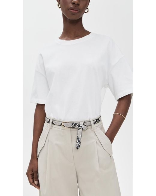 B-Low The Belt Black Calvin Python Belt