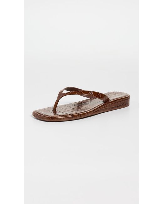Loeffler Randall Black Lina Elevated Flip Flops