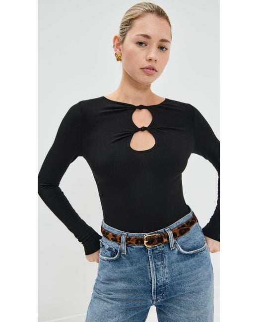 Le Bos Black Brigitte Top