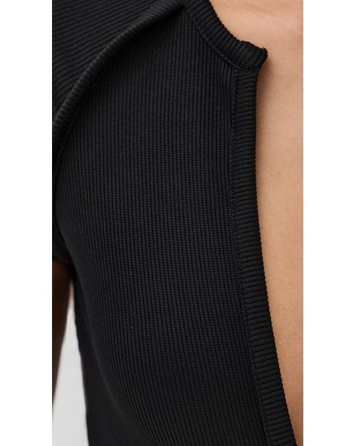 Christopher Esber Black Concave Tee Bodysuit