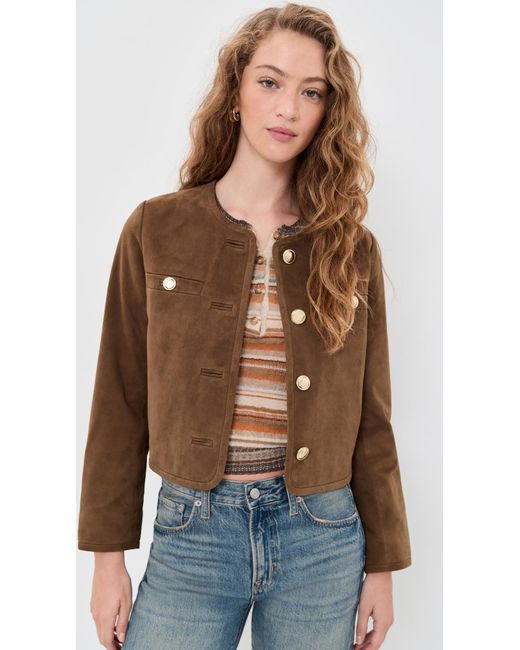 Ba&sh Multicolor Mella Suede Jacket