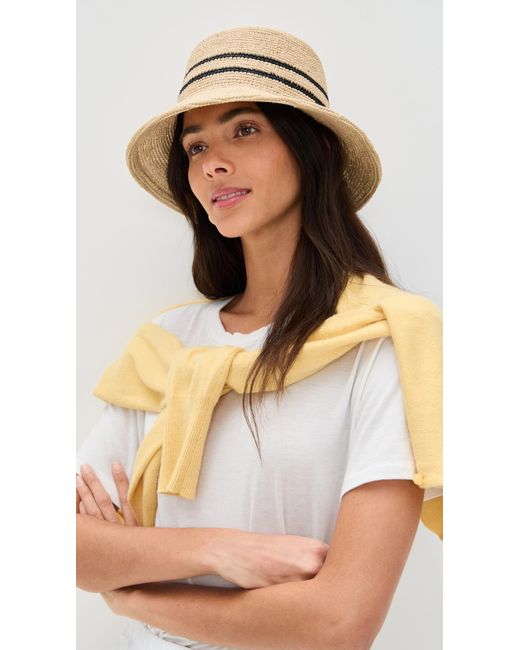 Brixton Natural Ellee Straw Bucket Hat
