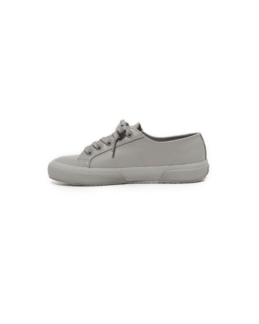 superga leather grey
