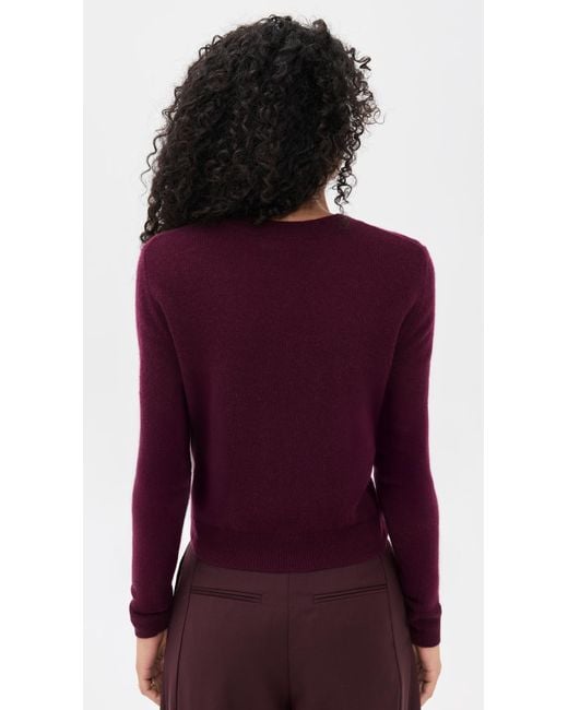 ÉTERNE Purple Francis Cashmere Sweater