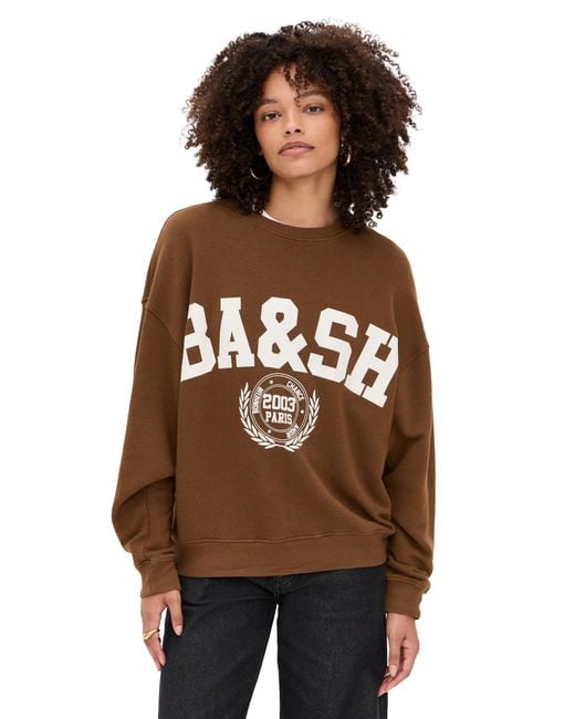 Ba&sh Brown Benjamin Sweatshirt