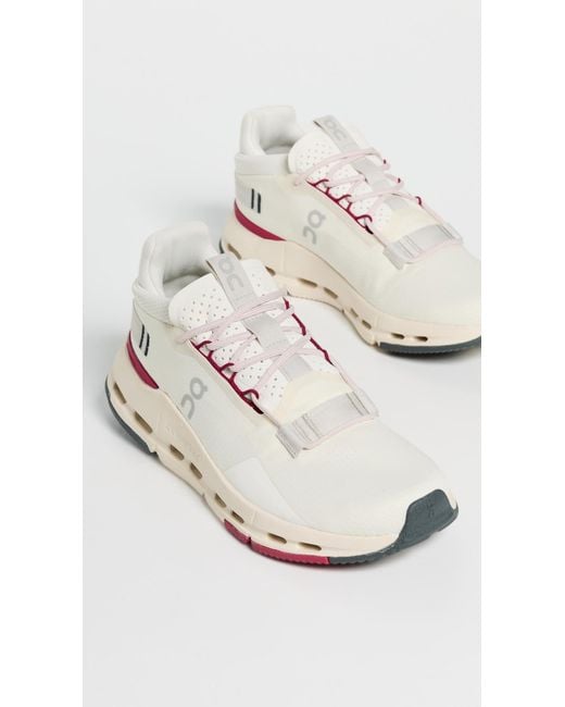On Shoes White Cloudnova 2 Sneakers