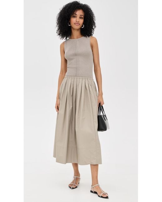 Proenza Schouler Tori Knit Dress in Natural | Lyst Proenza Schouler Tori Knit Dress in Natural | Lyst