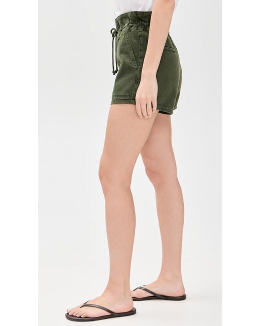 Ba&sh Green Fabo Shorts