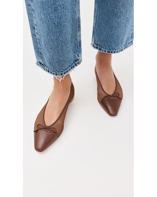 Aquazzura Multicolor Gioia Mesh Flats