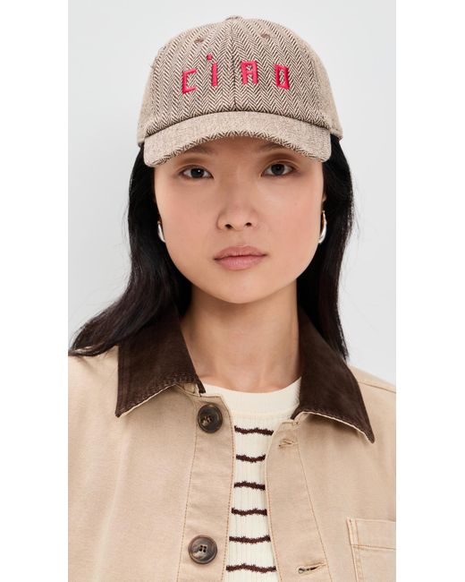 Clare V. Multicolor Wool Baseball Hat
