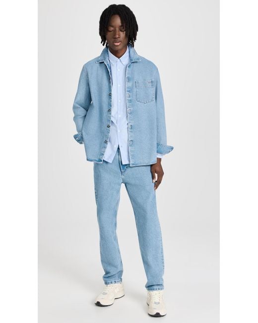 A.P.C. Blue A. P.C. Oxford Button Down for men