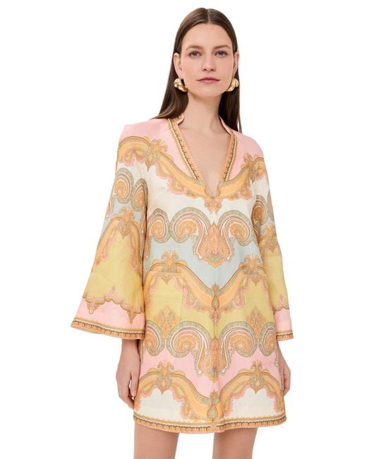 Zimmermann Maxine Tunic Mini Dress | Lyst