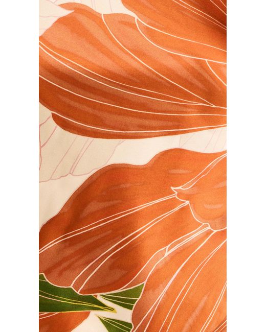 retroféte Orange Adelaide Dress