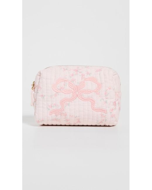 LoveShackFancy Pink Mini Octavia Cosmetic Case