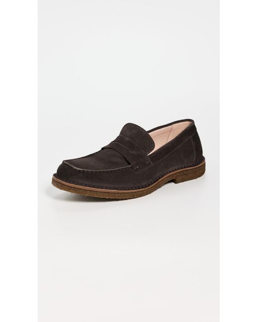 Astorflex Brown Mokaflex Suede Loafers for men