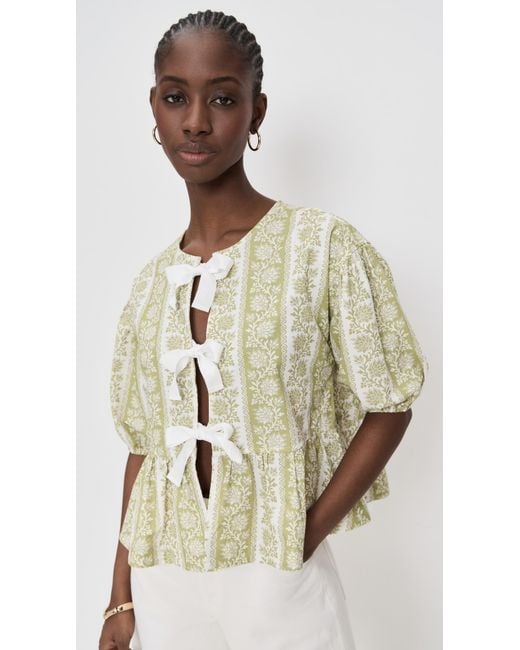 La Maregold Natural Brigitte Blouse