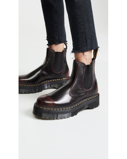 Dr. Martens 2976 Quad Chelsea Boots in Black | Lyst