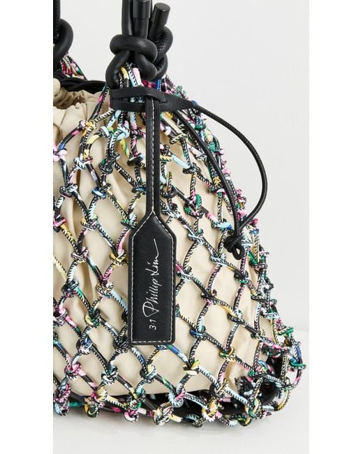 3.1 Phillip Lim Printed Macrame Mini Sac in Black | Lyst