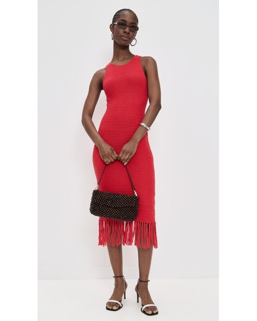 sheer dress sexy Sans Souci Spaghetti Strap Crystal Sheer Slip Dress