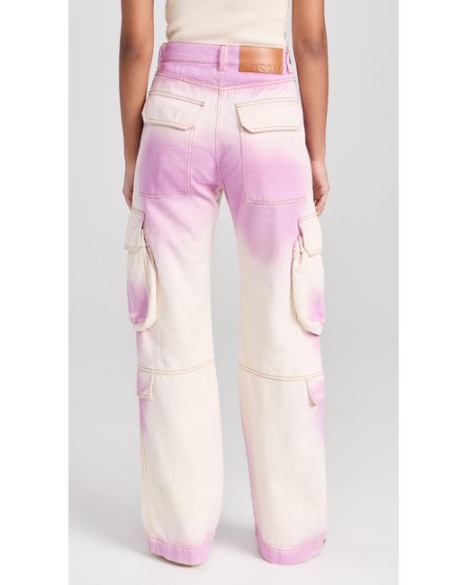 MSGM Pink Cargo Pants