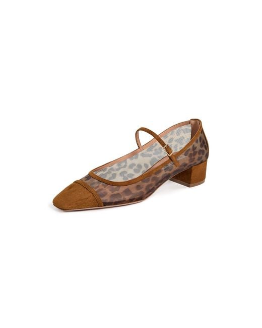 Aquazzura Brown Mayor Mesh Pumps 35Mm
