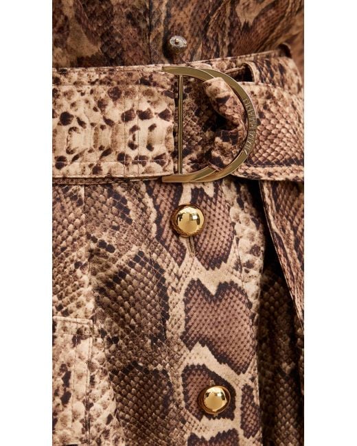 Zimmermann Multicolor Hypnotic Utility Mini Skirt