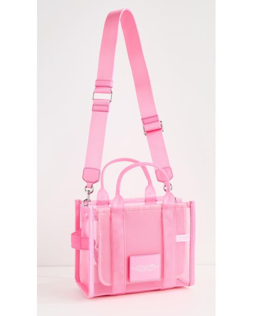 Marc Jacobs Pink The Mesh Small Tote Bag