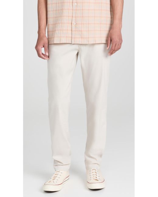 Faherty Brand White Movement 5 Pocket Pants 32 for men