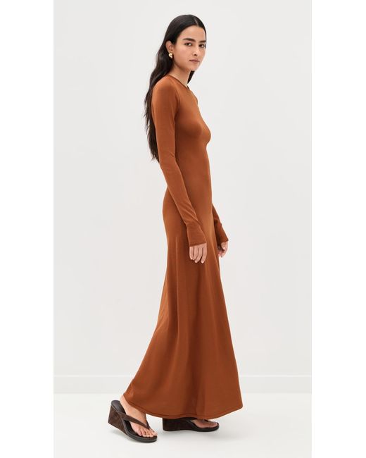 Solid & Striped Brown The Dora Dress
