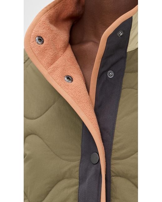 Ugg Green Jazlyn Quilted Jacket
