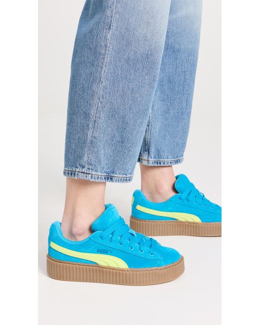 PUMA Creeper Fenty Sneakers in Blue Lyst