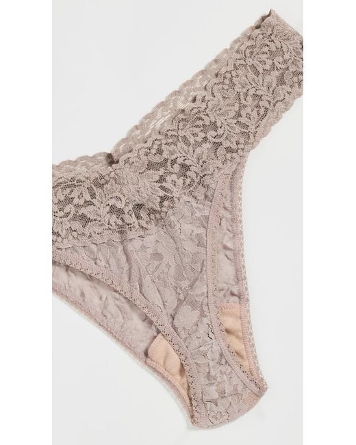 Hanky Panky Blue Original Rise Thong 5 Pack