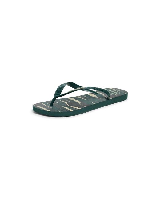 Havaianas Black Top Camo Flip Flops for men