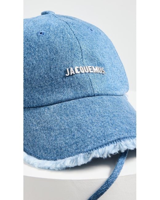 Jacquemus Blue La Casquette Artichaut Baseball Hat for men
