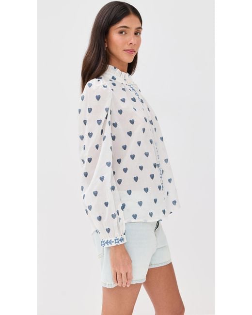 Alix Of Bohemia White Annabel Heart Shirt
