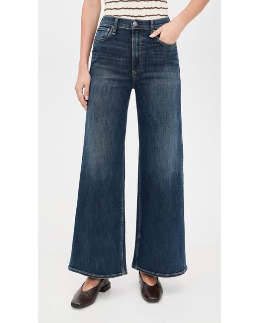 Rag & Bone Blue Flexi Sofie High Rise Jeans