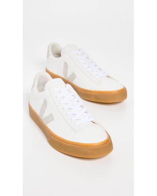 Veja White Campo Sneakers for men