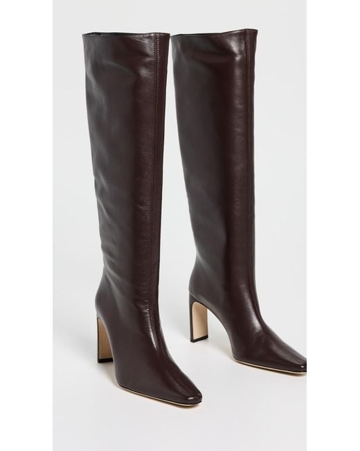 Staud Black Wally High Heel Boots