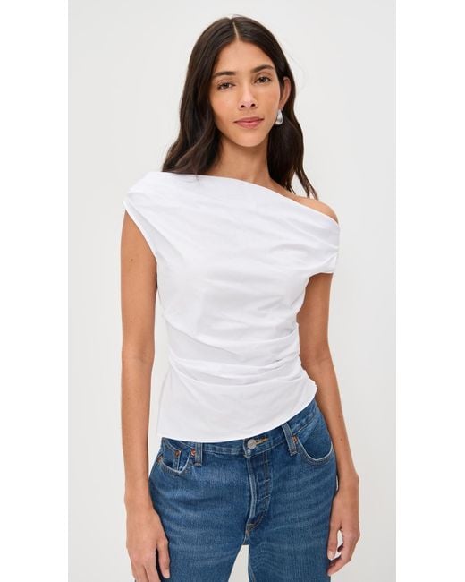 Staud White Phare Top