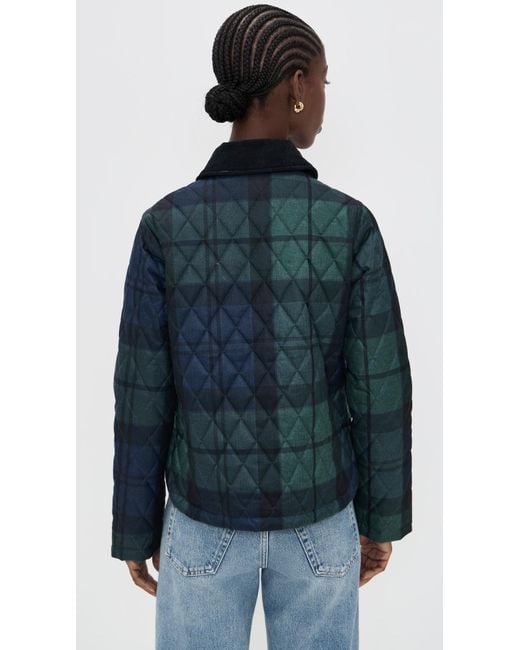 Barbour Blue Louden Quilted Jacket