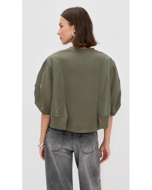 MEIMEIJ Green Combo Cropped Top