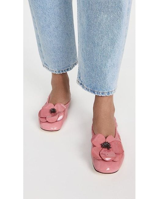 Tory burch hotsell flower flats