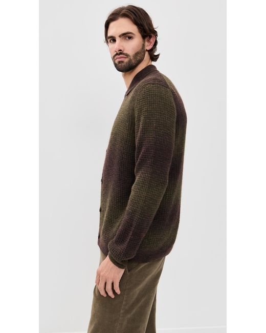 NN07 Black Thor Full Button Cardigan for men