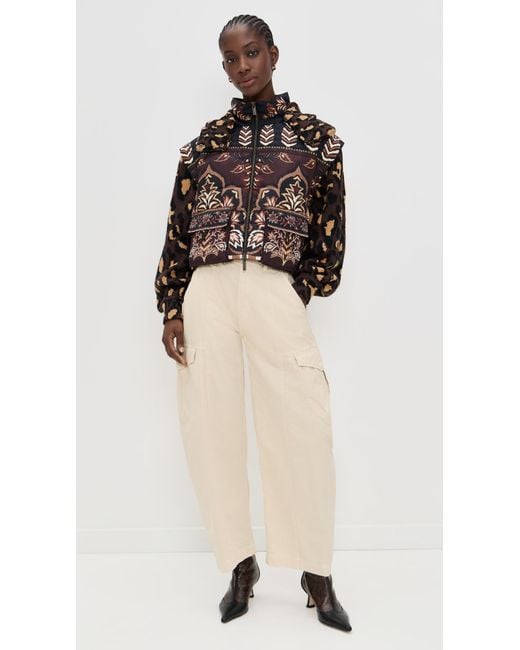 Farm Rio Multicolor Puffer Jacket