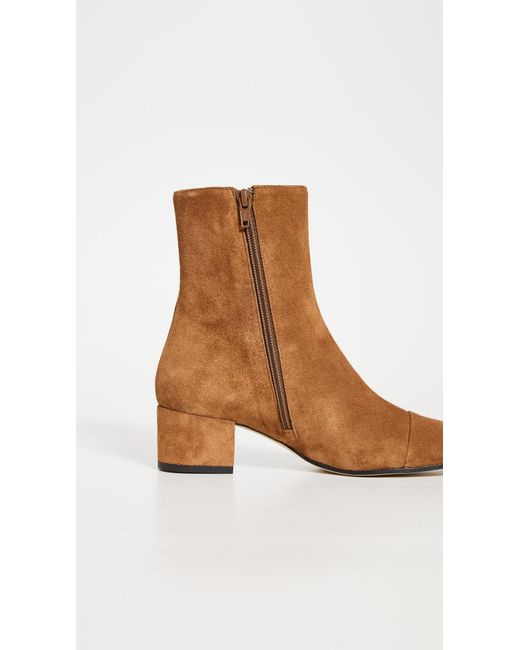 Staud White Aimee Short Boots