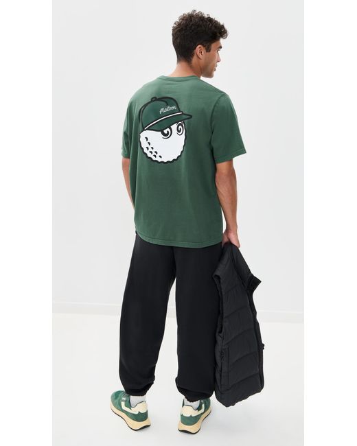 Malbon Golf Green Bermuda Baldwin Tee for men