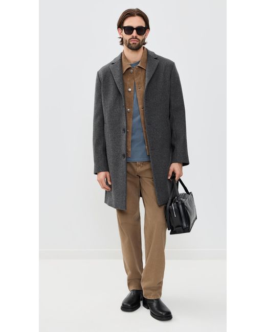 Madewell Brown Suede Western Jacket for men