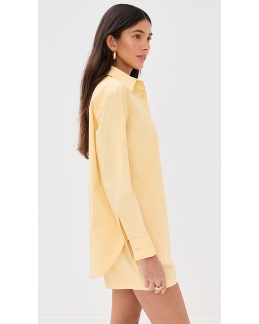Le Bos Orange Cecillia Button Down